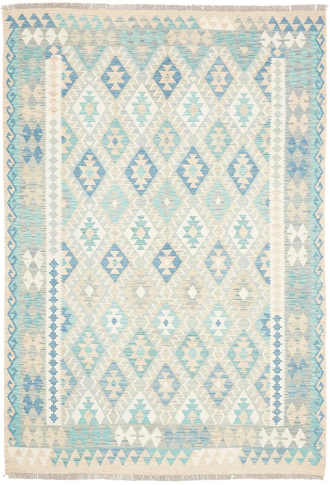 Afghanischer Teppich Kelim Afghan 243x166 243x166, Perserteppich Handgewebt