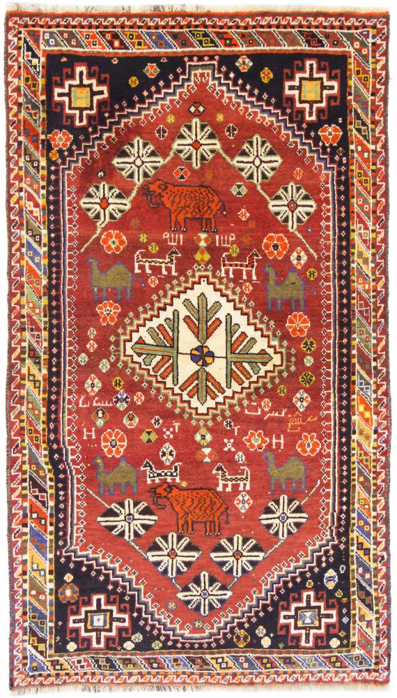 Perzsa szőnyeg Ghashghai 202x114 202x114, Perzsa szőnyeg Kézzel csomózva