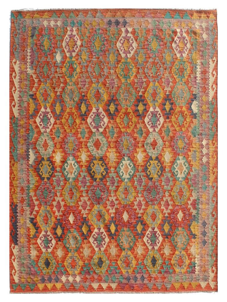 Afghan rug Kilim Afghan 9'5"x7'11" 9'5"x7'11", Persian Rug Woven by hand