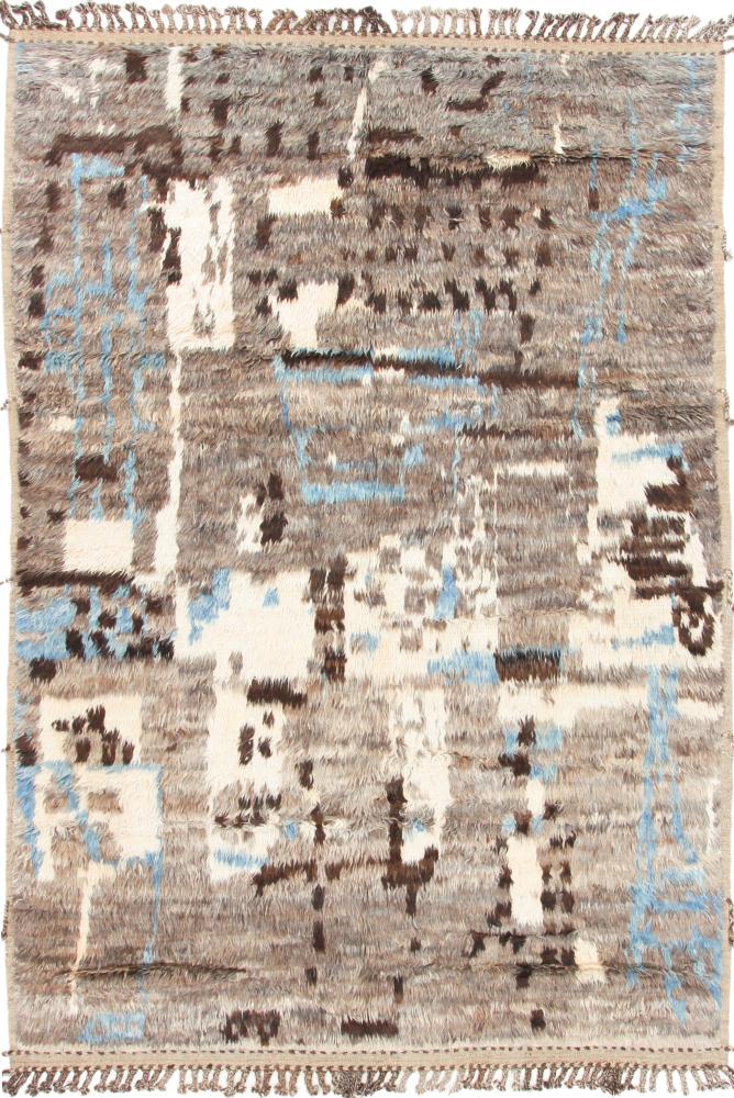Afgán szőnyeg Berber Maroccan Atlas 9'8"x6'9" 9'8"x6'9", Perzsa szőnyeg Kézzel csomózva