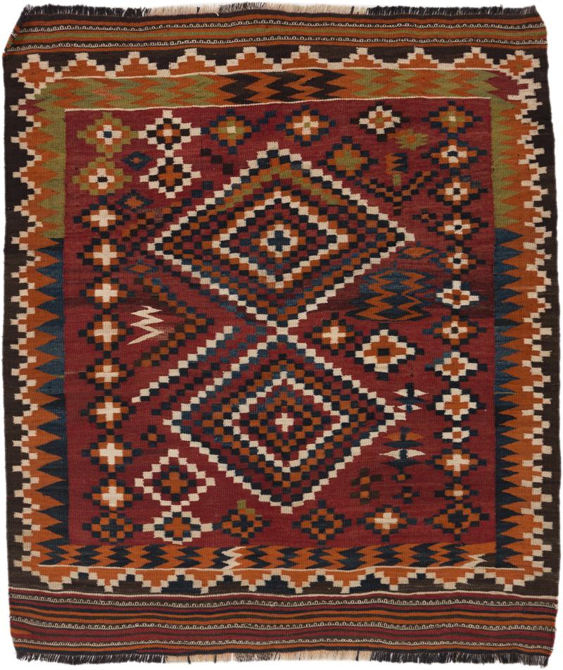 Persian Rug Kilim Fars 192x165 192x165, Persian Rug Woven by hand