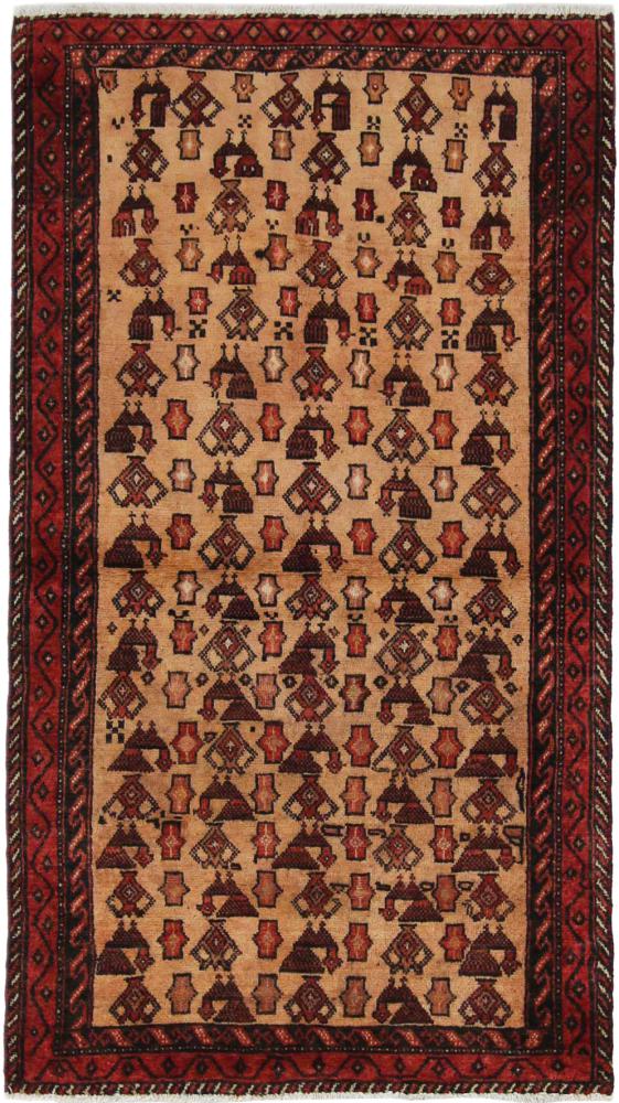 Persian Rug Baluch 169x92 169x92, Persian Rug Knotted by hand