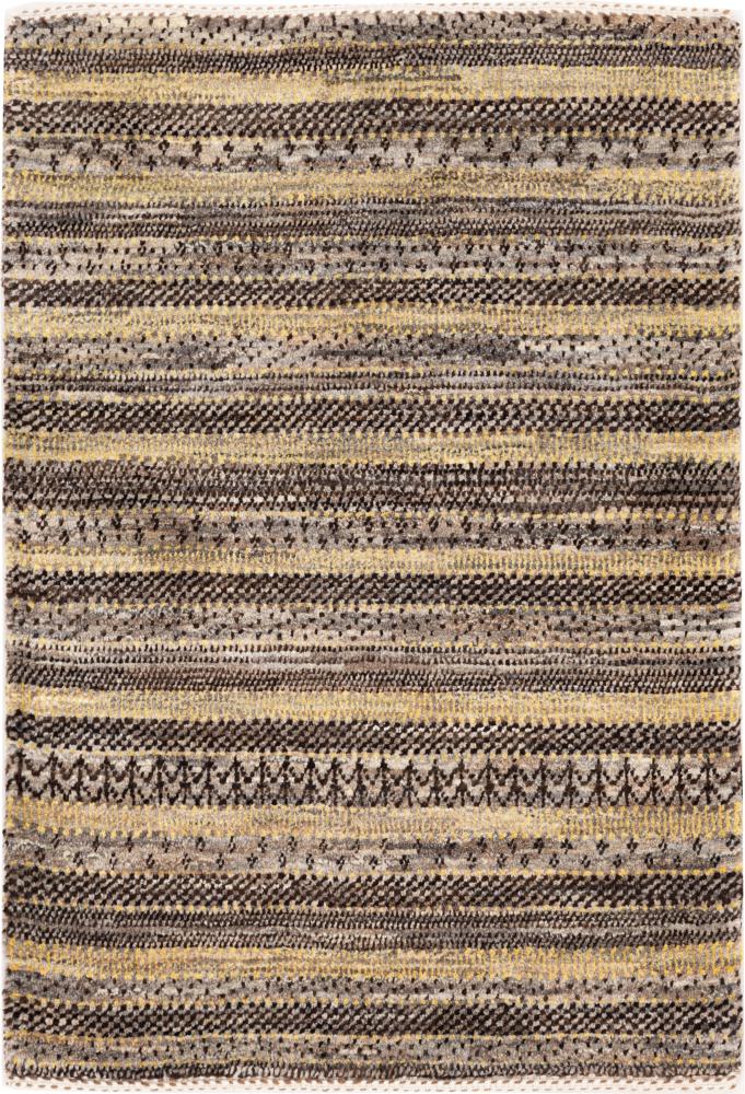 Tapete persa Persa Gabbeh Loribaft Tabiibaft 86x61 86x61, Tapete persa Atado à mão