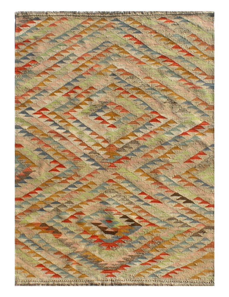 Afghan rug Kilim Afghan Heritage 6'11"x5'0" 6'11"x5'0", Persian Rug Woven by hand