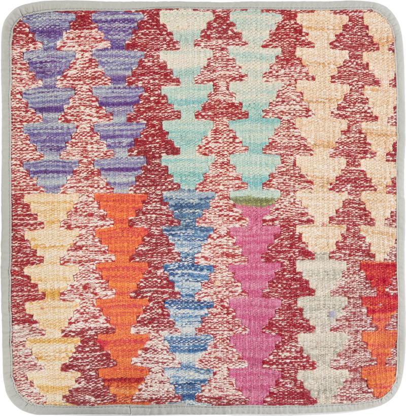 Alfombra afgana Kilim Afghan Funda de Cojín 45x45 45x45, Alfombra persa Anudado a mano