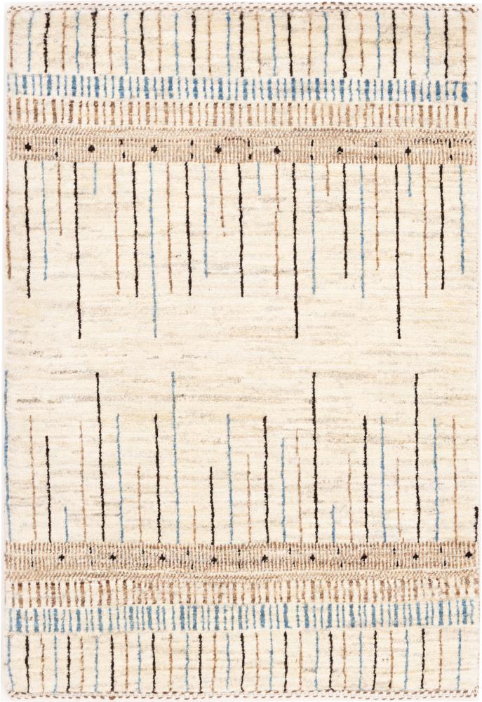 Tapete persa Persa Gabbeh Loribaft Tabiibaft 92x63 92x63, Tapete persa Atado à mão