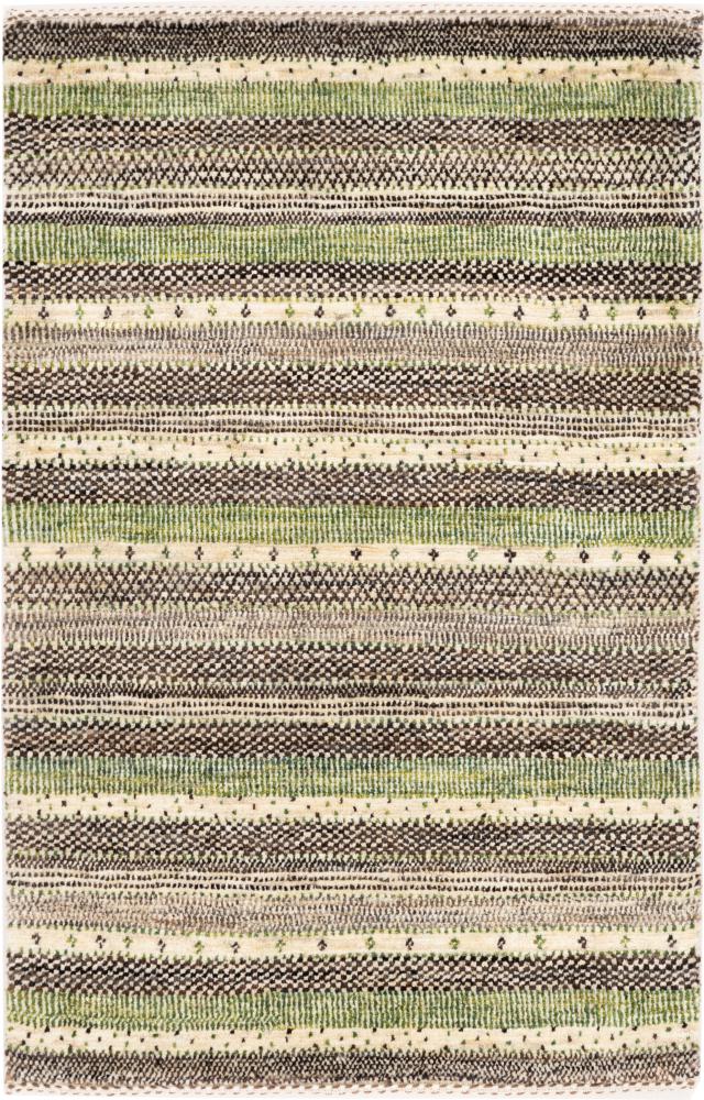 Tapete persa Persa Gabbeh Loribaft Tabiibaft 89x61 89x61, Tapete persa Atado à mão