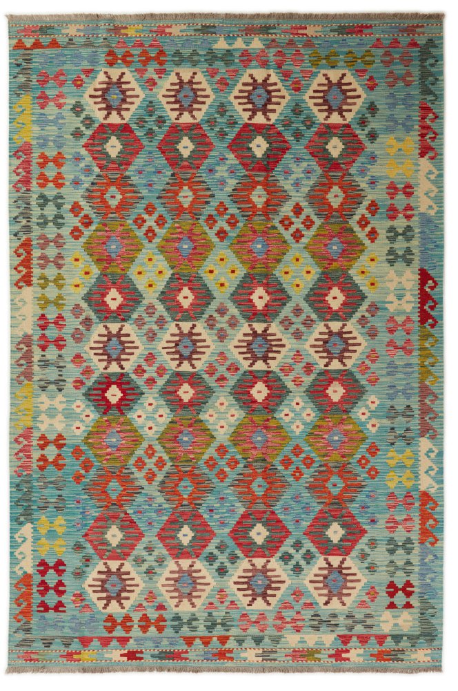 Tapete afegão Kilim Afegão 296x199 296x199, Tapete persa Tecido à mão