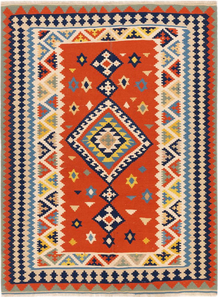 Persian rug Kilim Fars Ghashghai 7'2"x5'4" 7'2"x5'4", Persian rug Handwoven
