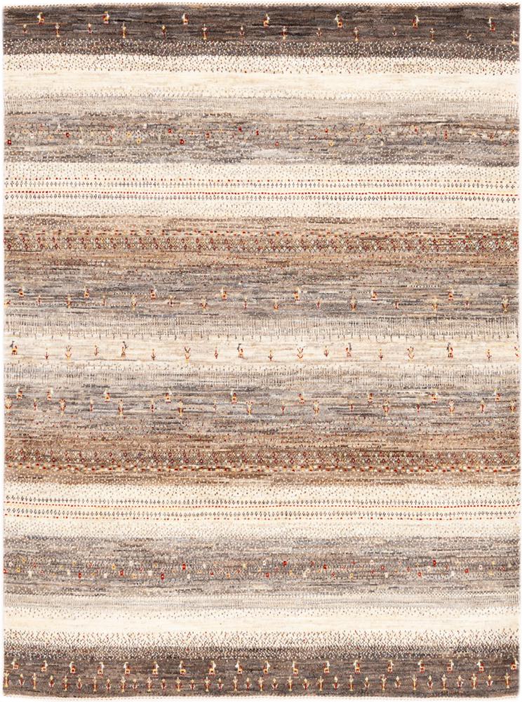 Tapis persan Persan Gabbeh Loribaft Tabiilbaft 201x147 201x147, Tapis persan Noué à la main