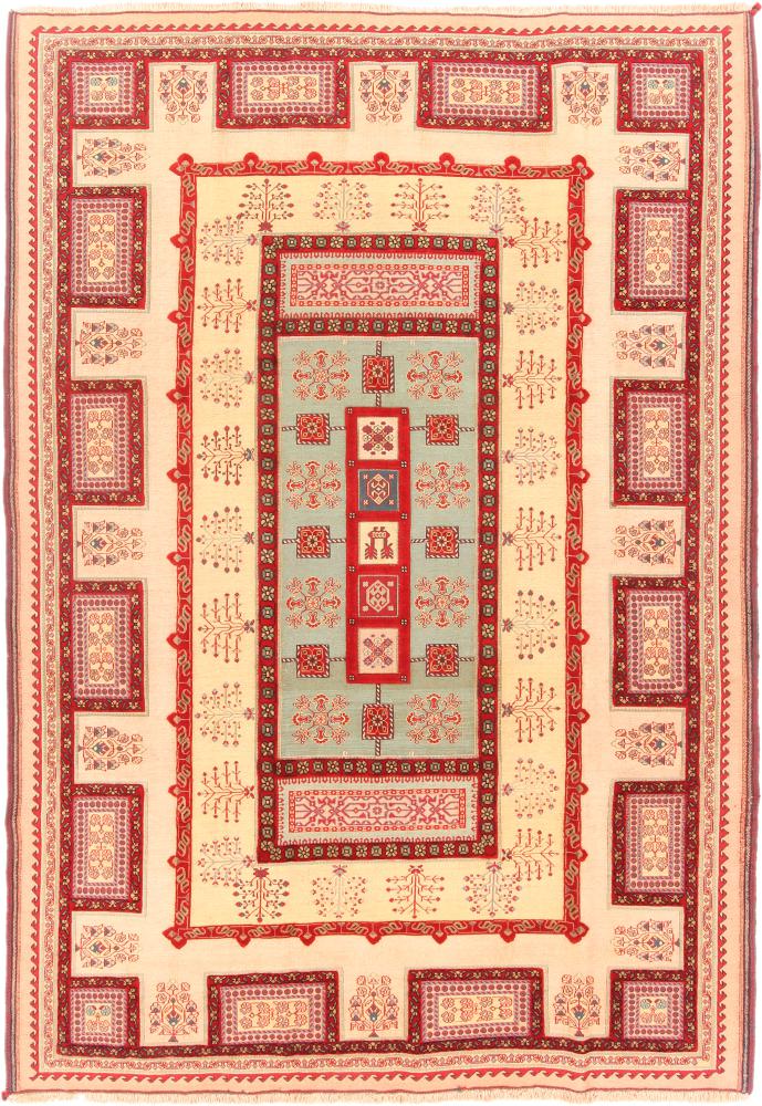 Tapete persa Kilim Soozani Nimbaft 292x201 292x201, Tapete persa Tecido à mão