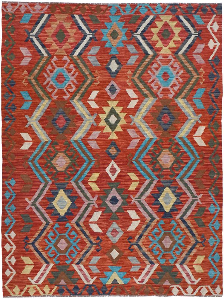 Covor afgan Chilim Afghan 200x150 200x150, Covor persan Țesut manual