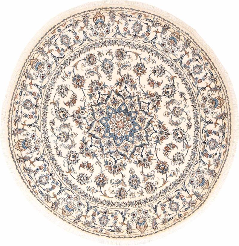 Persialainen matto Nain 211x211 211x211, Persialainen matto Solmittu käsin