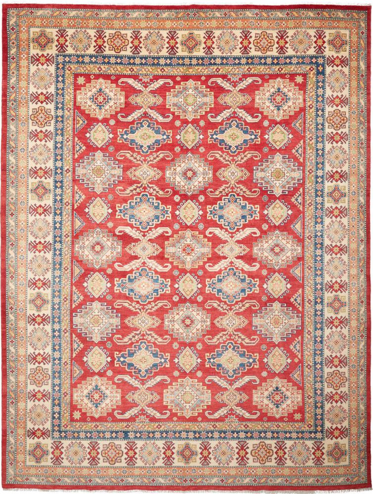 Tapis afghan Kazak Limited 359x274 359x274, Tapis persan Noué à la main