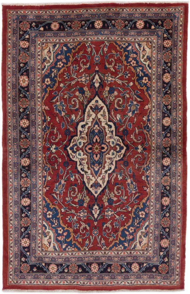 Tapis persan Sarough 206x129 206x129, Tapis persan Noué à la main