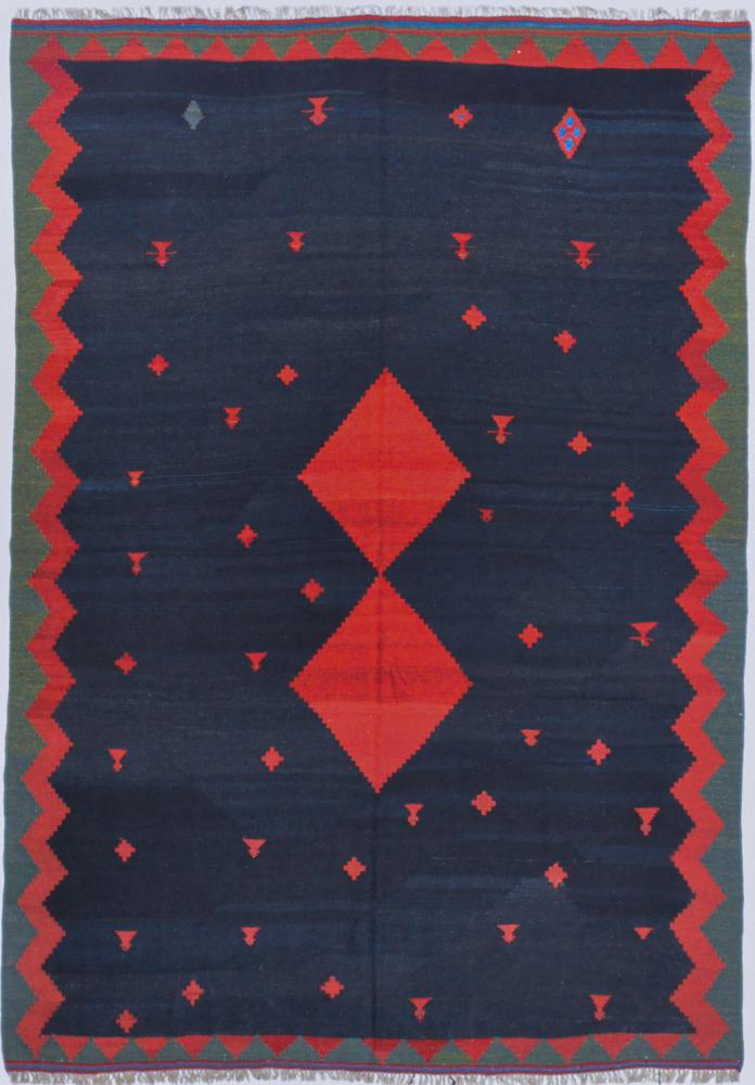 Persisk tæppe Kelim Fars Ghashghai 303x212 303x212, Persisk tæppe Håndvævet