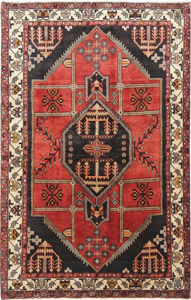 Persisk tæppe Abadeh 212x135 212x135, Persisk tæppe Knyttet i hånden