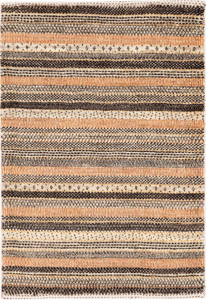 Tapete persa Persa Gabbeh Loribaft Tabiibaft 87x62 87x62, Tapete persa Atado à mão