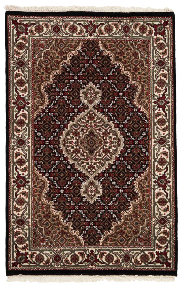 Tappeto indiano Indo Tabriz 129x85 129x85, Tappeto persiano Annodato a mano