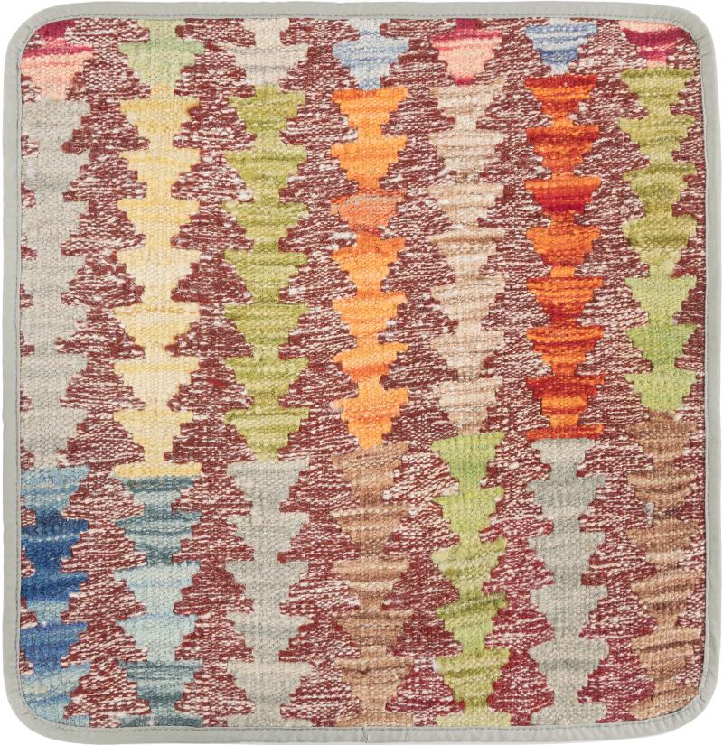 Alfombra afgana Kilim Afghan Funda de Cojín 45x45 45x45, Alfombra persa Anudado a mano