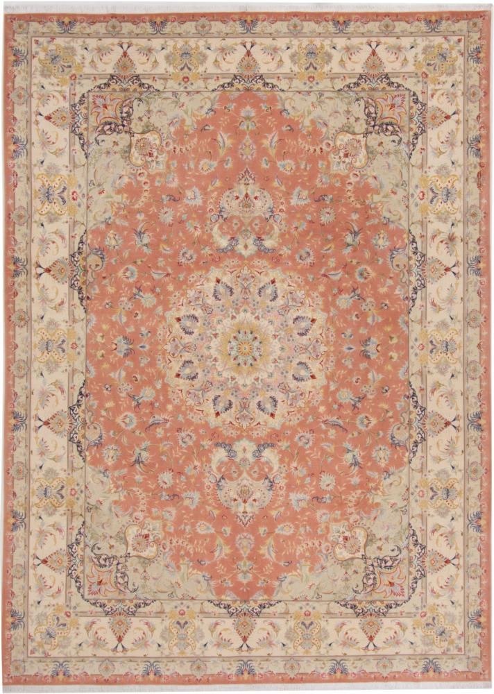 Tapis persan Tabriz 60Raj 345x247 345x247, Tapis persan Noué à la main