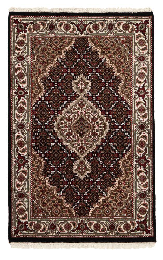 Tappeto indiano Indo Tabriz 133x84 133x84, Tappeto persiano Annodato a mano