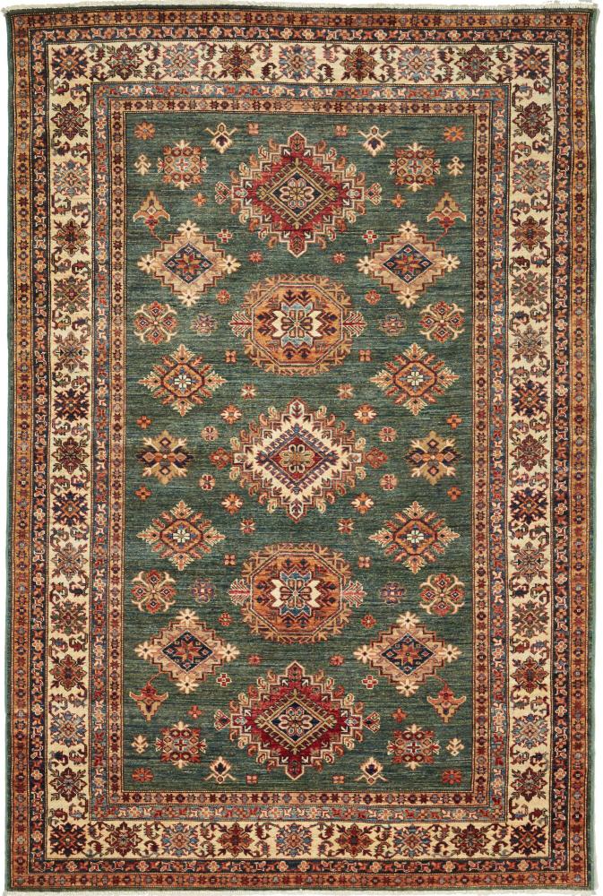 Tapete paquistanês Kazak 253x171 253x171, Tapete persa Atado à mão