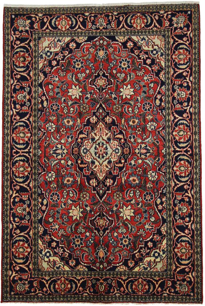 Persisk tæppe Keshan 196x131 196x131, Persisk tæppe Knyttet i hånden