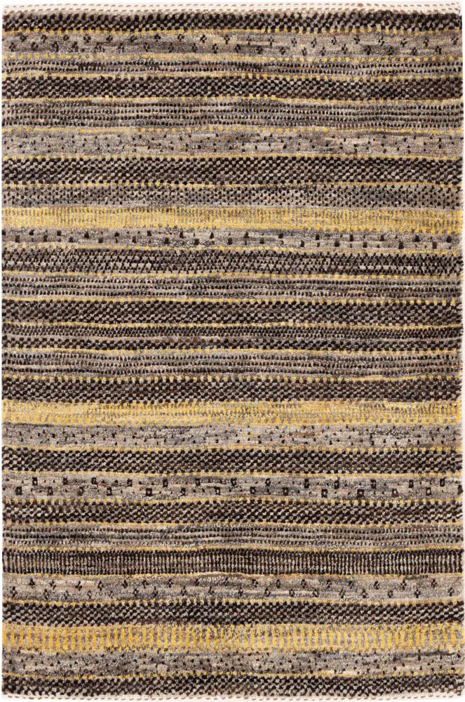 Tapete persa Persa Gabbeh Loribaft Tabiibaft 91x61 91x61, Tapete persa Atado à mão