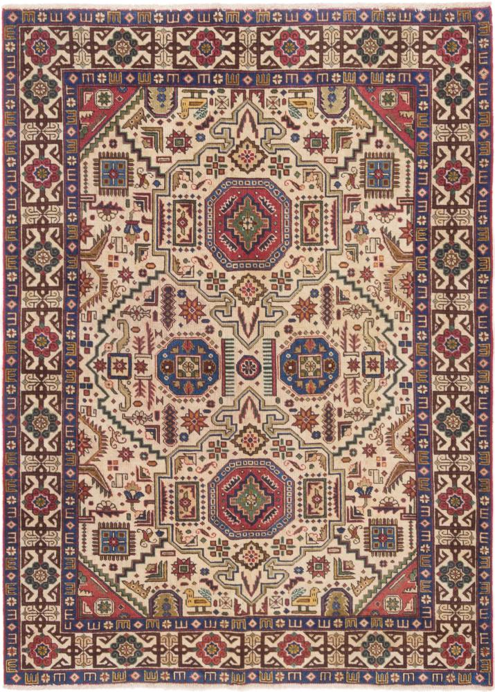 Persian Rug Tabriz 191x139 191x139, Persian Rug Knotted by hand