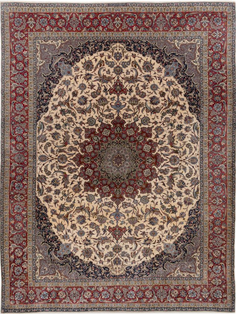 Tapete persa Isfahan Antigo 418x318 418x318, Tapete persa Atado à mão