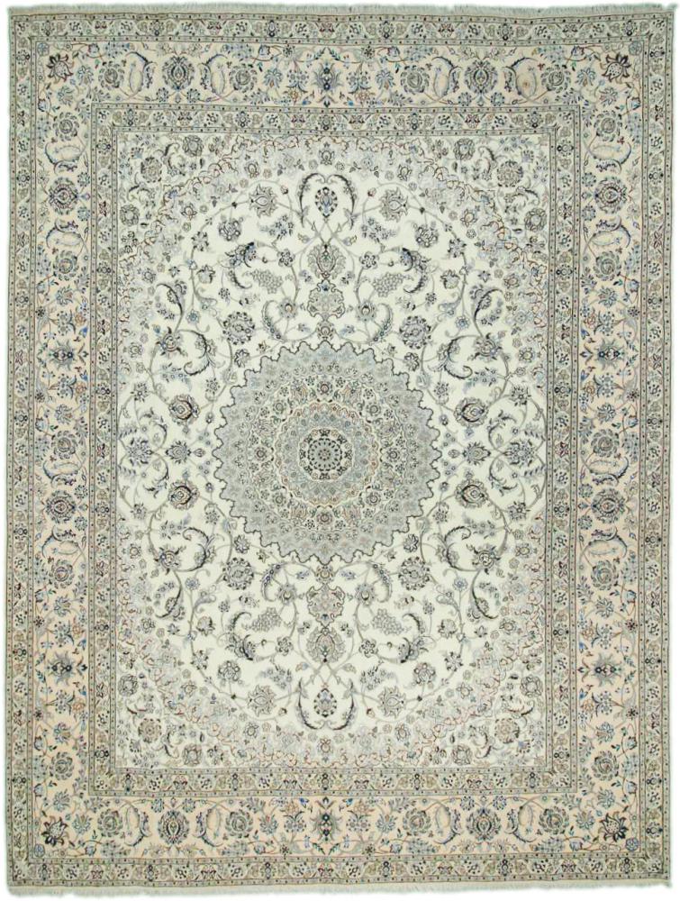 Tapis persan Naïn 404x296 404x296, Tapis persan Noué à la main