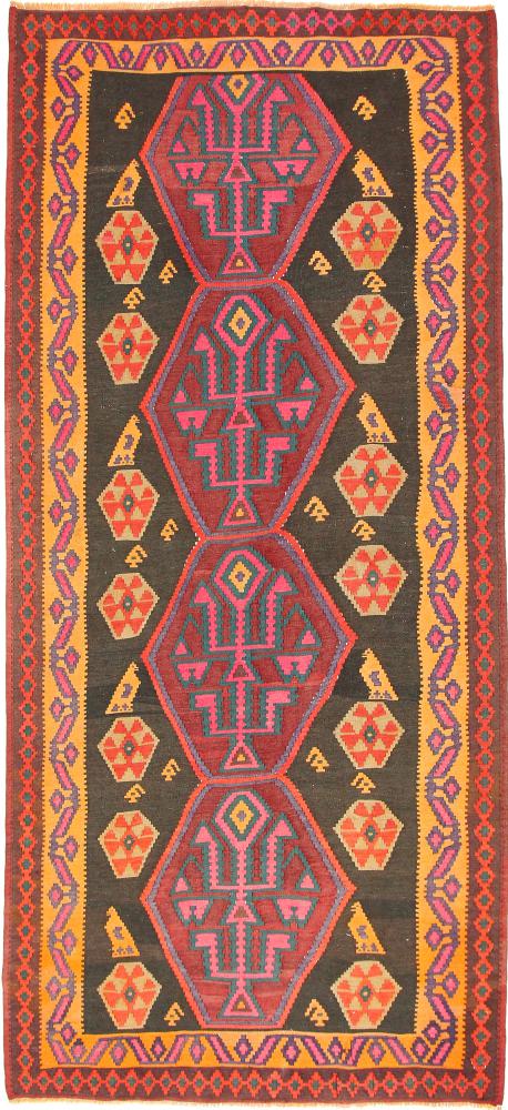 Tapete persa Kilim Fars Azerbaijan Antigo 350x158 350x158, Tapete persa Tecido à mão