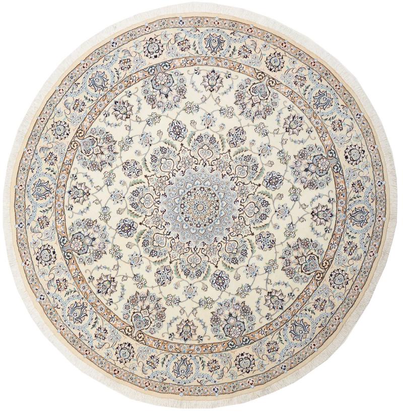 Persian Rug Nain 9La 204x204 204x204, Persian Rug Knotted by hand