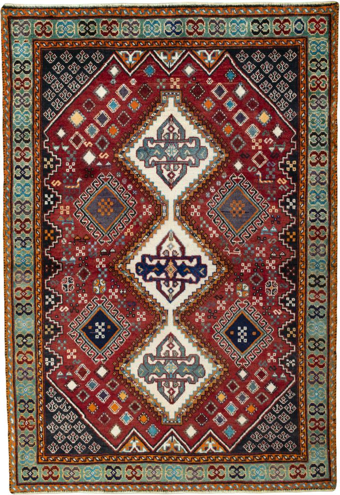 Alfombra persa Shiraz 199x140 199x140, Alfombra persa Anudado a mano