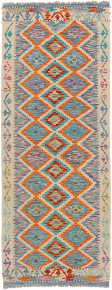 Tapete afegão Kilim Afegão 198x74 198x74, Tapete persa Tecido à mão