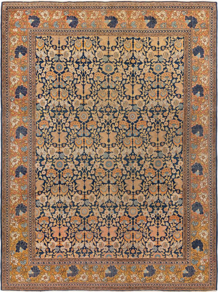 Persisk matta Yazd Antik 380x280 380x280, Persisk matta Knuten för hand