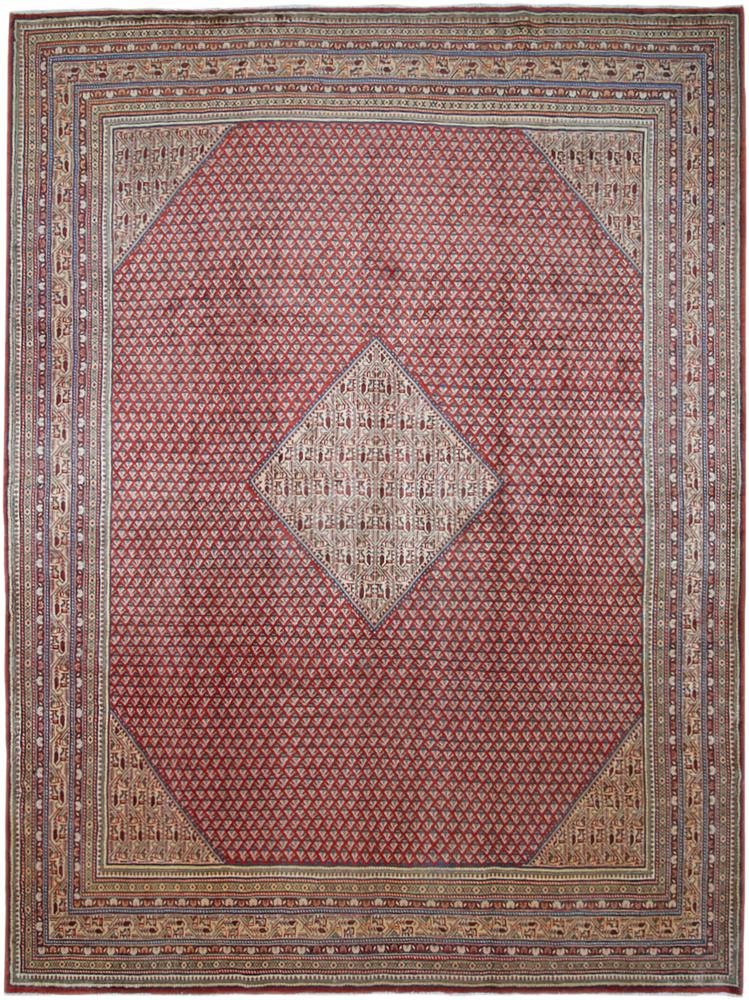 Tappeto persiano Saruk Mir Boteh 383x283 383x283, Tappeto persiano Annodato a mano