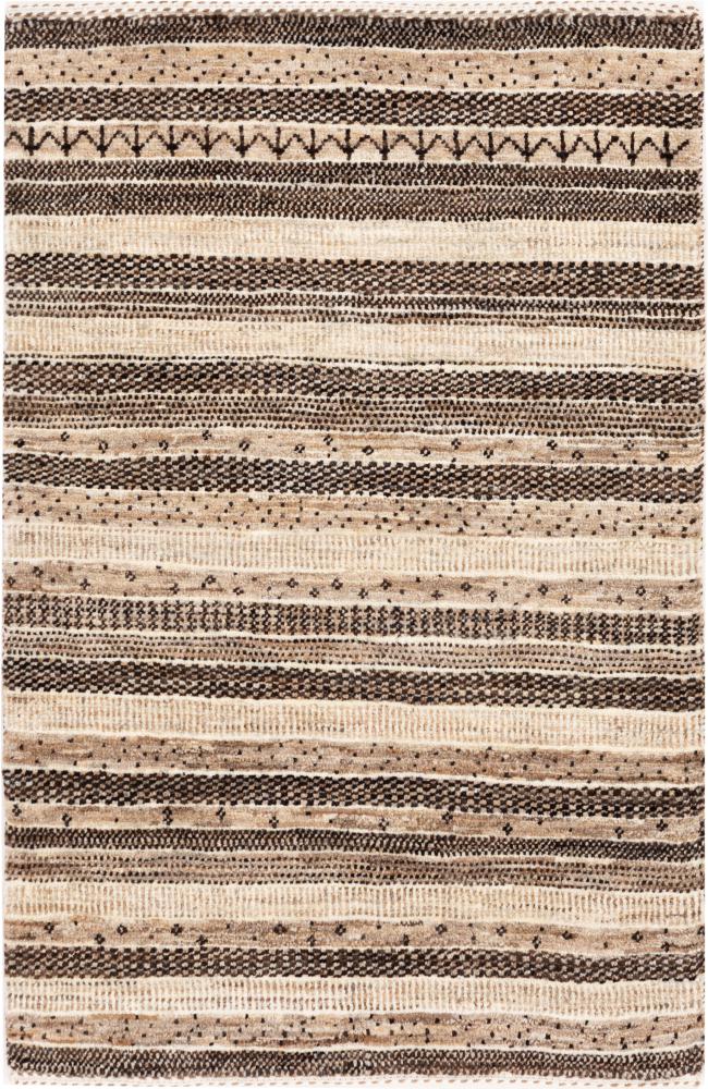 Tapete persa Persa Gabbeh Loribaft Tabiibaft 91x61 91x61, Tapete persa Atado à mão