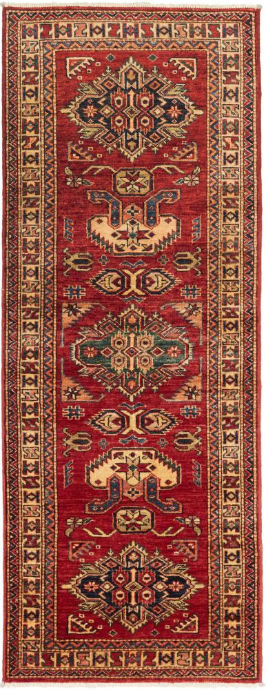 Tapete paquistanês Kazak 202x75 202x75, Tapete persa Atado à mão