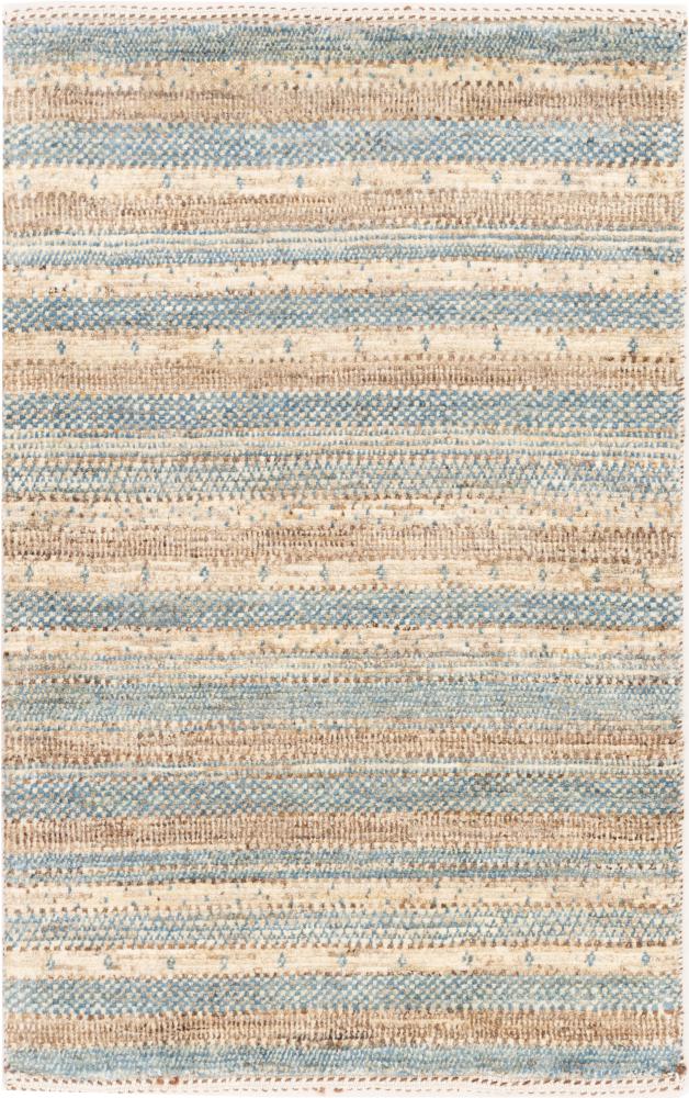 Tapete persa Persa Gabbeh Loribaft Tabiibaft 92x59 92x59, Tapete persa Atado à mão