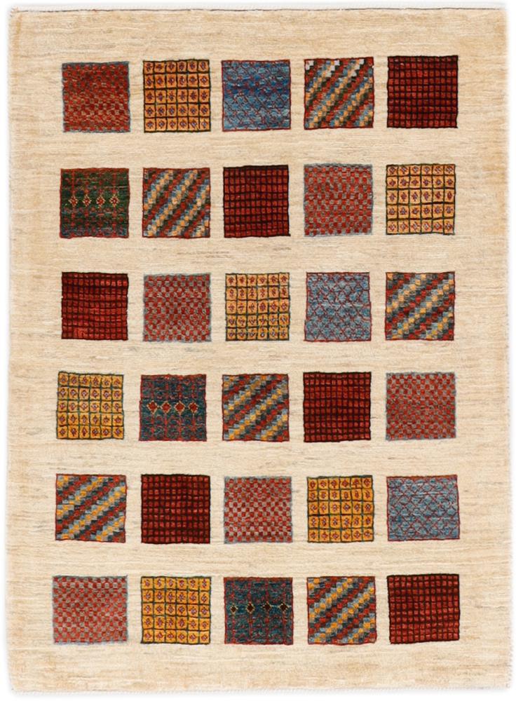 Persian Rug Persian Gabbeh Loribaft 124x101 124x101, Persian Rug Knotted by hand