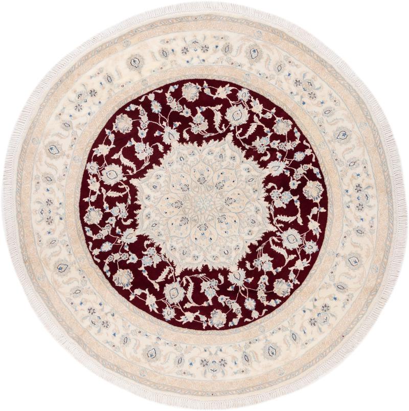 Persialainen matto Nain 9La 190x190 190x190, Persialainen matto Solmittu käsin