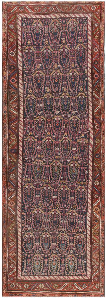 Περσικό χαλί Malayer πολύτιμα λόγω παλαιότητας 366x124 366x124, Περσικό χαλί Οι κόμποι έγιναν με το χέρι