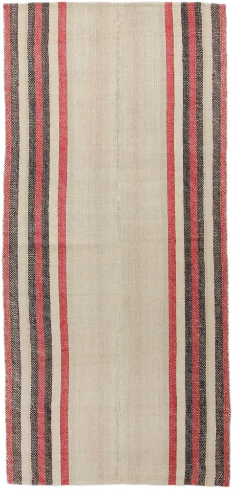 Tapete persa Kilim Fars Antigo 8'0"x3'8" 8'0"x3'8", Tapete persa Tecido à mão