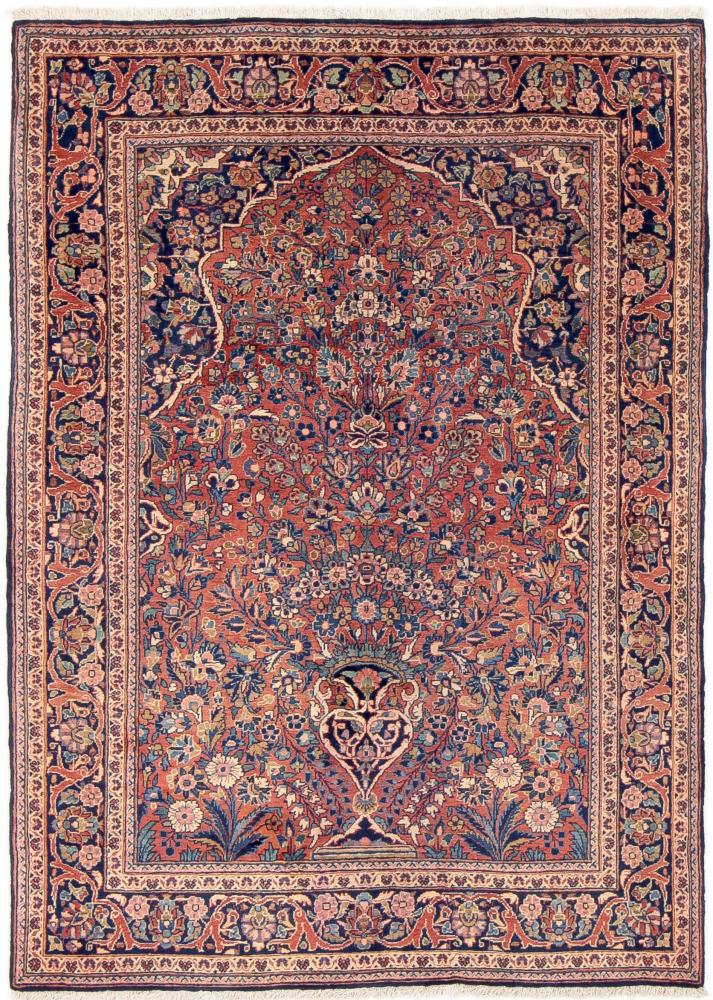 Perzsa szőnyeg Kashan Antik 4'10"x3'4" 4'10"x3'4", Perzsa szőnyeg Kézzel csomózva