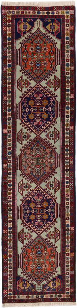 Persian Rug Meshkin 9'2"x2'4" 9'2"x2'4", Persian Rug Knotted by hand