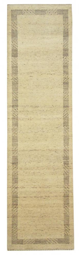 Tapete indiano Gabbeh Loribaft 307x80 307x80, Tapete persa Atado à mão