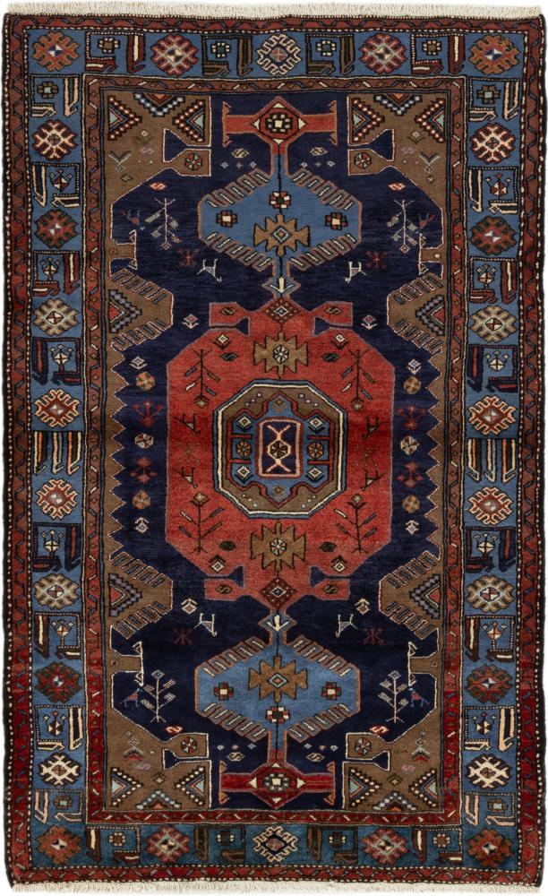 Περσικό χαλί Khamseh 213x131 213x131, Περσικό χαλί Οι κόμποι έγιναν με το χέρι