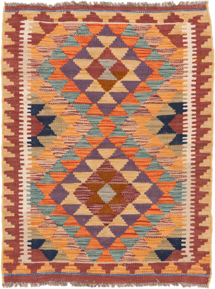 Afghan rug Kilim Afghan 101x77 101x77, Persian Rug Woven by hand